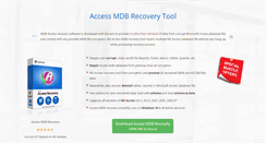 Desktop Screenshot of mdbaccessrecovery.com